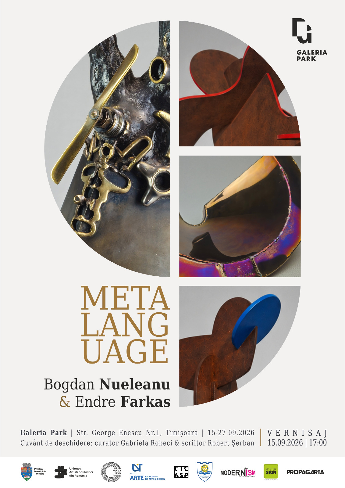 Afisul expozitiei Metalanguage_15.09.2026